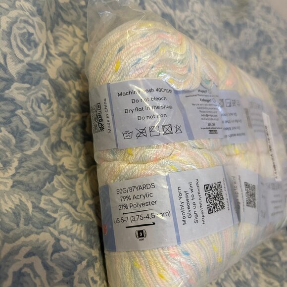 8 NIP KNITPAL TWEED TWINKLES DK WEIGHT YARN - Picture 4 of 4